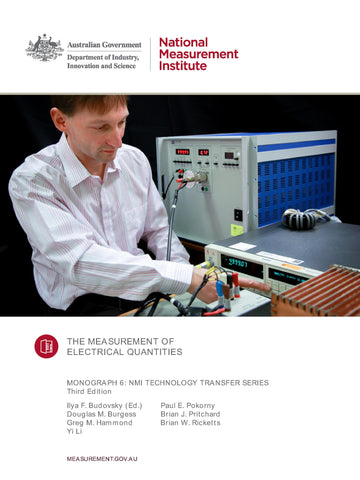 Monograph 6 The Measurement of Electrical Quantities